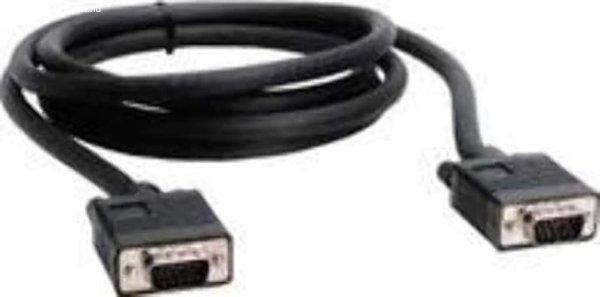 MicroConnect SVGA HD15 5m M-M fekete dupla árnyékolás , MONGG5B