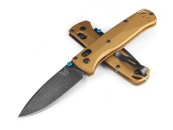 Benchmade Bugout 535BK-07 Burnt Brass Aluminum kés