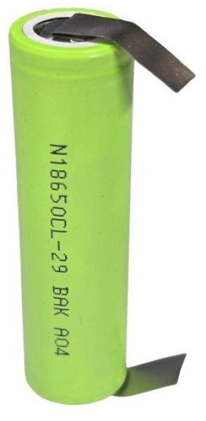 BAK 18650CL Li-ion akku 3,6V 2900mAh 8,25A "U" forrfüllel