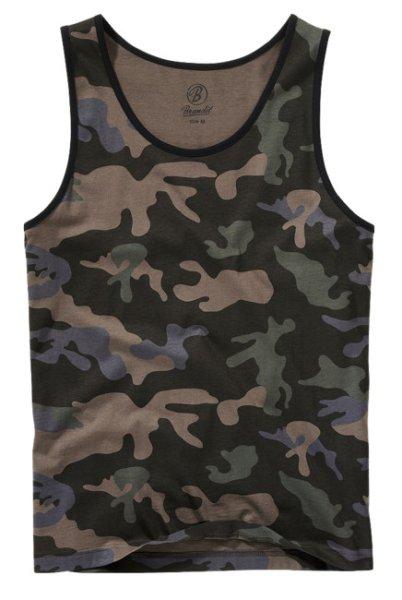 Brandit férfi tank top, darkcamo