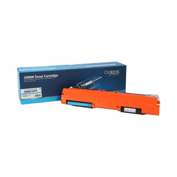 Utángyártott Hp CE311A/CF351A toner cyan ORINK