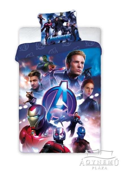 Avengers, Bosszúállók mintázatú ágyneműhuzat garnitúra 2 részes 140x200
cm ágynemű garnitúra