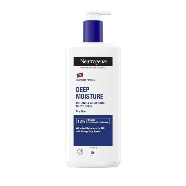 Neutrogena Mélyen hidratáló testápoló tej száraz
bőrre 24 H 400 ml
