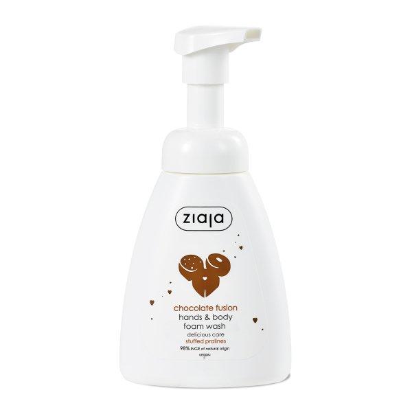 Ziaja Habzó kéz- és testszappan Chocolate Fusion (Hand & Body
Foam Wash) 250 ml