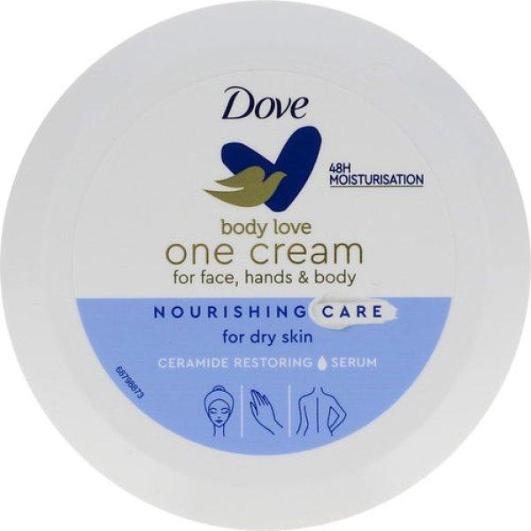 Dove Tápláló arc- és testkrém száraz bőrre
Body Love (Nourishing Care) 250 ml