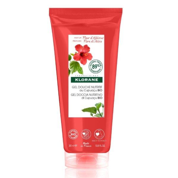 Klorane Tápláló tusfürdő Bio Hibiszkusz virágok
(Nourishing Shower Gel) 200 ml