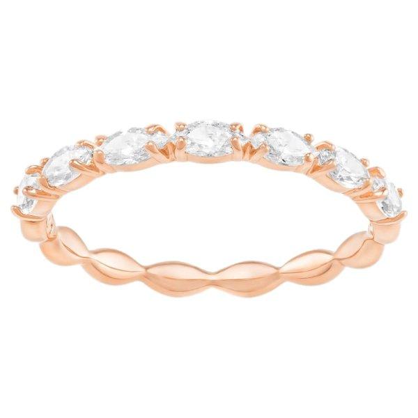 Swarovski Aranyozott csillogó gyűrű Vittore 5366571 52 mm