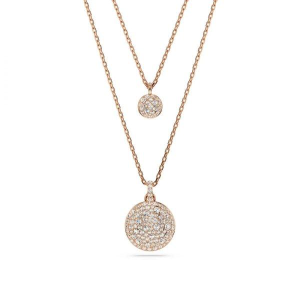 Swarovski Dupla bronz nyaklánc Meteora 5683449