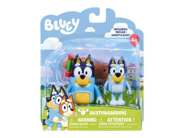 Bluey Figura dupla csomag Gördeszkások