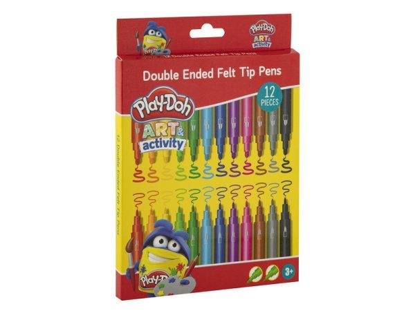 Play-Doh - 12 kétvégű filctoll