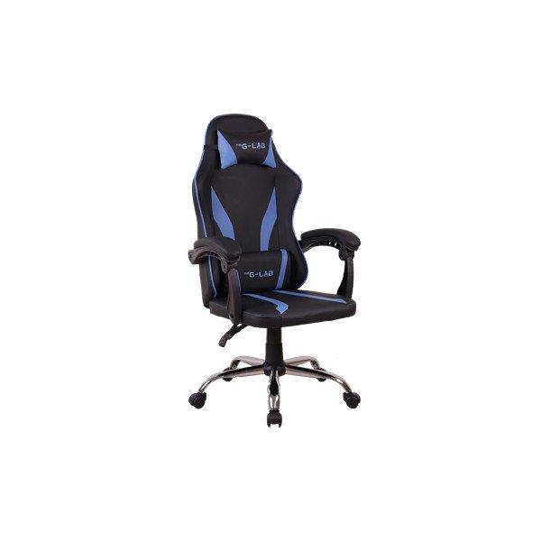 The G-Lab Gamer szék - KS NEON BLUE (kék; állítható magasság; áll.
kartámasz)