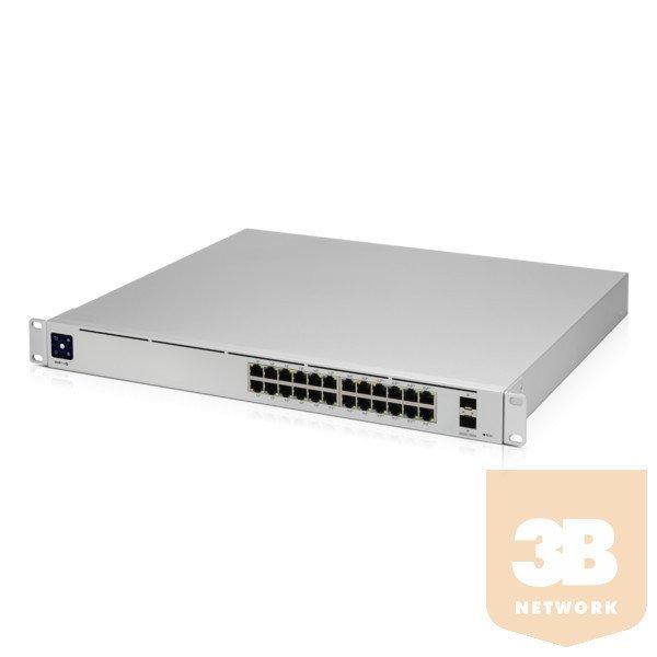 UBiQUiTi Switch - USW-PRO-24-POE - UniFi Switch Gen2, 24GbitLAN, 2SFP+,
Rack-Mountable, 400W PoE Budget, Managed