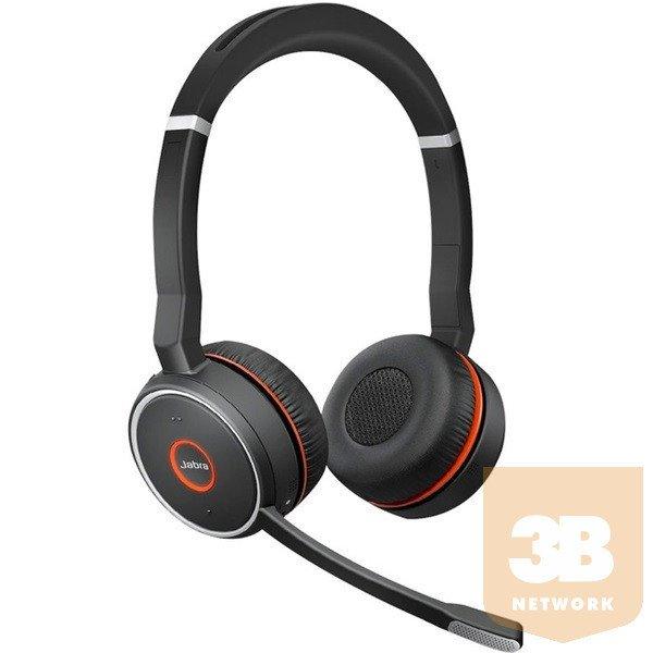 JABRA Fejhallgató - Evolve 75 SE MS Stereo Bluetooth Vezeték Nélküli,
Mikrofon