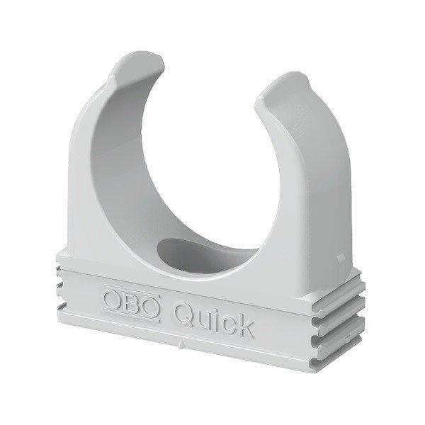 OBO 2955 M32 50db/csomag világosszürke quick rögzítőbilincs