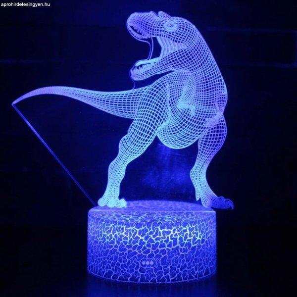 3d Dinós Led Lámpa - T-Rex