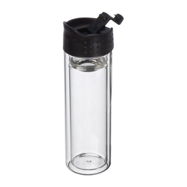 Szűrős üveg ivópalack, 400 ml, Vegyes