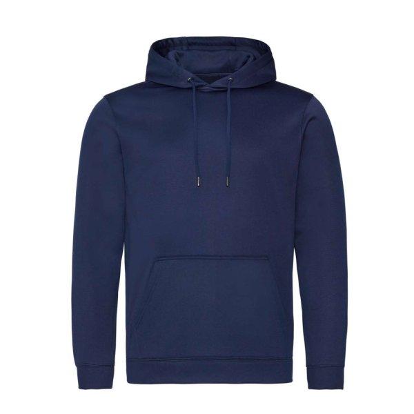 Just Hoods Uniszex poliészter sport kapucnis pulóver AWJH006, Oxford Navy-S