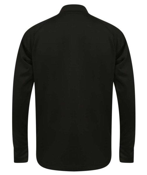 Finden + Hales FHLV871 unisex melegítő felső, Black/Gunmetal Grey-3XL