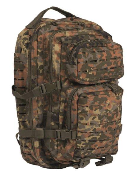 Mil-Tec hátizsák US Assault Large Laser Cut, flecktarn, 36L