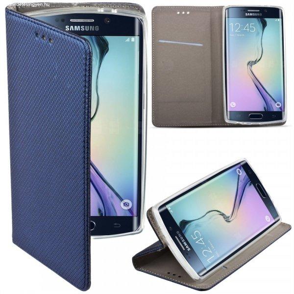 Samsung Galaxy A51 4G telefon tok, könyvtok, oldalra nyíló tok, mágnesesen
záródó, SM-A515, sötétkék