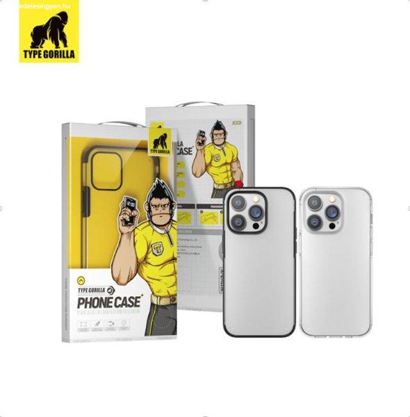 Apple iPhone 14 Pro Max TG Phone Case Hátlap - Fekete