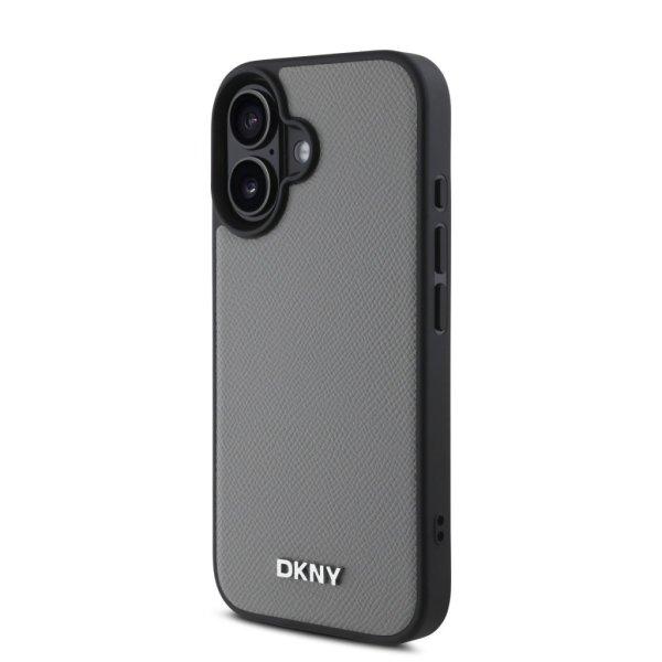Apple iPhone 16 DKNY DKHMP15SPGHLMS MagSafe Hátlap - Szürke