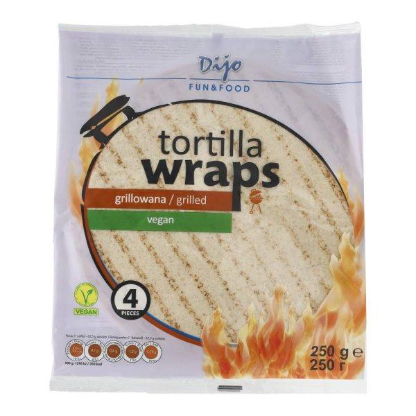 DIJO VEGÁN TORTILLA GRILLEZETT 250G 60N