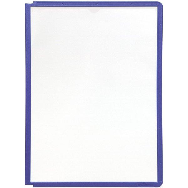 Bemutatótábla panel, A4, 5 db/csomag, Durable Sherpa lila