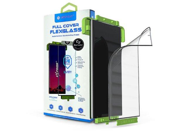 Samsung S908B Galaxy S22 Ultra 5G rugalmas üveg képernyővédő fólia -
Bestsuit Flexglass 3D Full Cover Biomaster - fekete