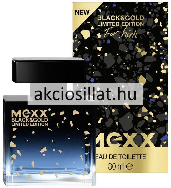 Mexx Black & Gold Limited Edition for Him EDT 30ml Férfi parfüm