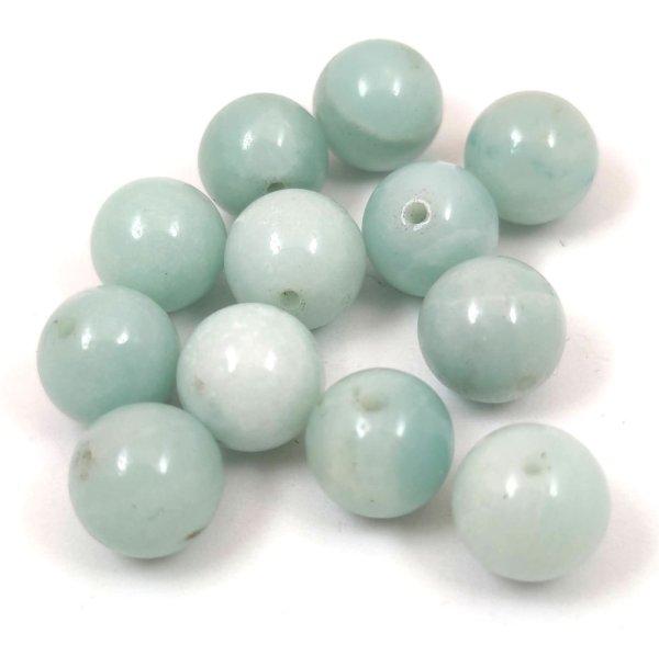 Amazonit gyöngy -6mm