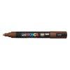 Dekormarker, Uni Posca PC-5M, 1,8-2,5 mm, kpos hegy, barna