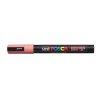Dekormarker, Uni Posca PC-5M, 1,8-2,5 mm, kpos hegy, korall