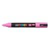 Dekormarker, Uni Posca PC-5M, 1,8-2,5 mm, kpos hegy, rzsa