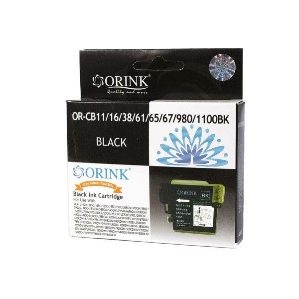 Brother CB11/LC980/LC985/LC1100XL tintapatron black ORINK