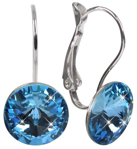 Levien Elegáns fülbevaló Rivoli Aquamarine