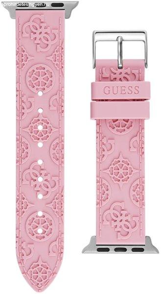 Guess Szilikon szíj Apple Watch-hoz (38 - 41 mm) - Pink CS2003S3