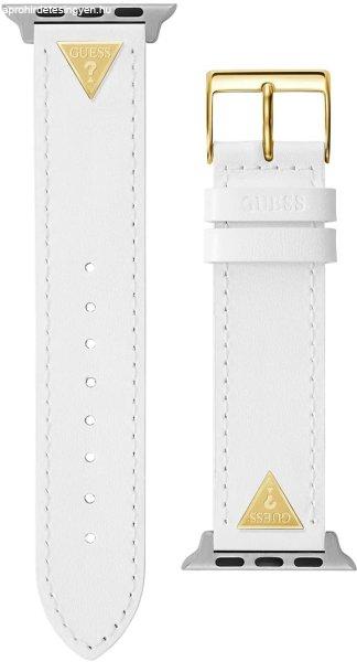 Guess Bőrszíj Apple Watch-hoz (38 - 41 mm) - White Triangle CS2006S2