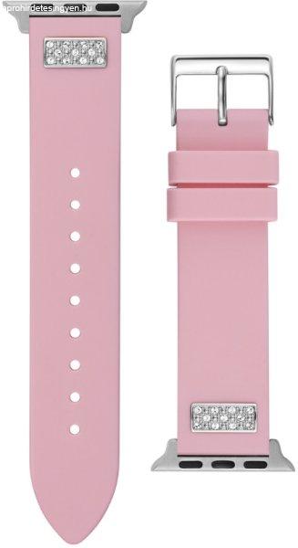 Guess Szilikon szíj Apple Watch-hoz (38 - 41 mm) - Pink CS2005S3