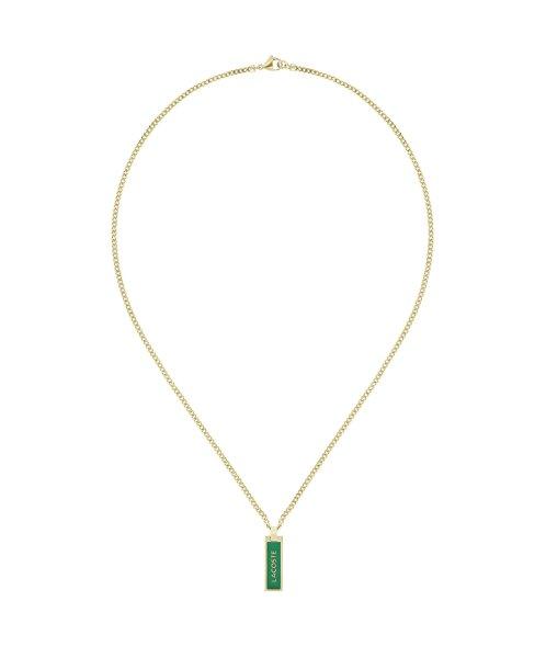 Lacoste Modern, aranyozott acél nyaklánc 2040325