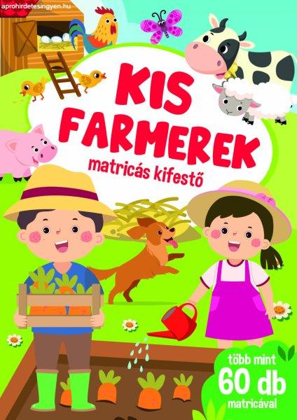 Kis farmerek - matricás kifestő