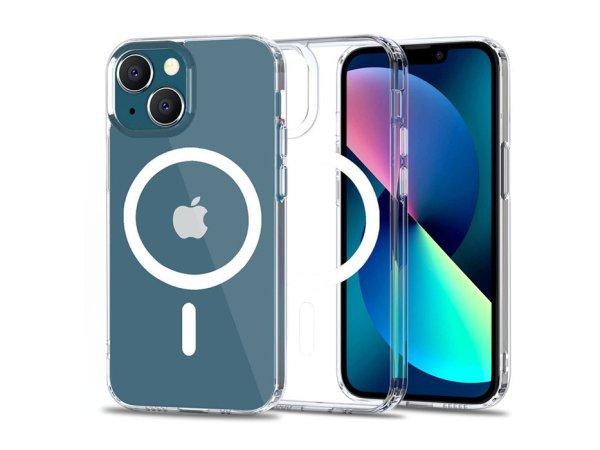 Apple iPhone 13 Mini szilikon hátlap - Tech-Protect Magmat Magsafe -
átlátszó