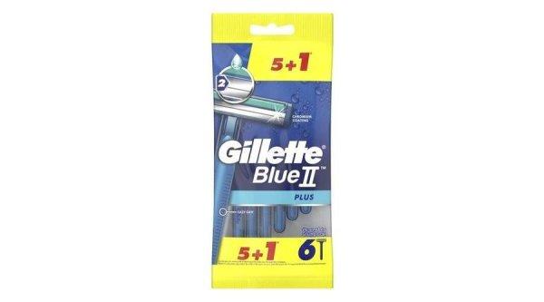 Gillette Blue 2 Plus eldobható borotva – 6 db / csomag