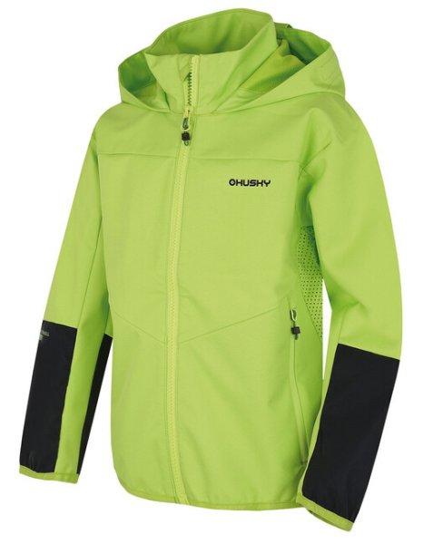 Husky Gyermek softshell dzseki Sonny K élénkzöld