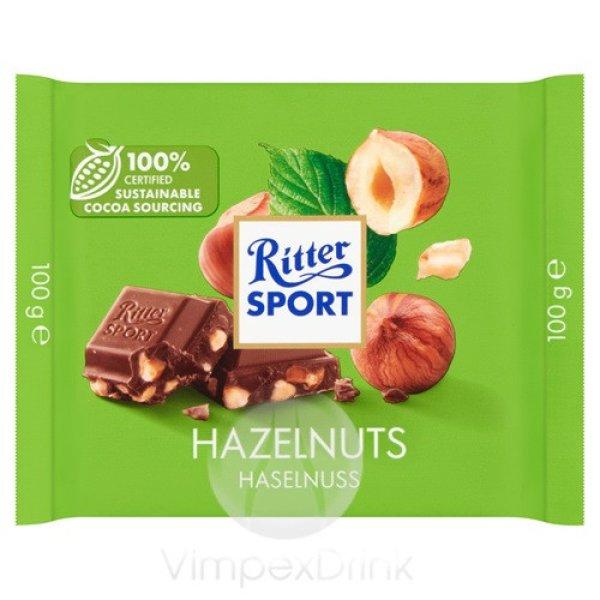 Ritter Sport Darabos Mogyorós 100g /12/