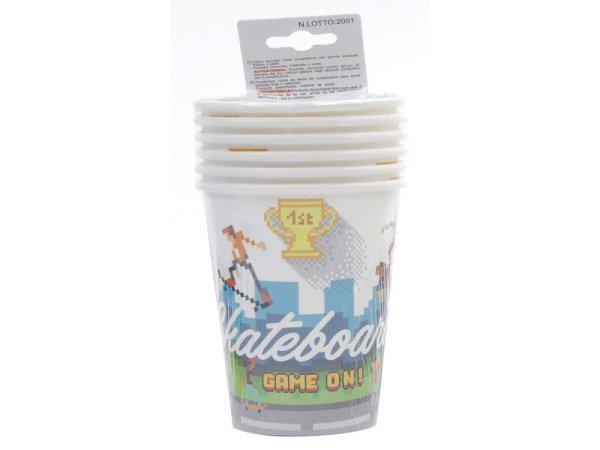 Game on 6 db-papír pohár 250 ml
