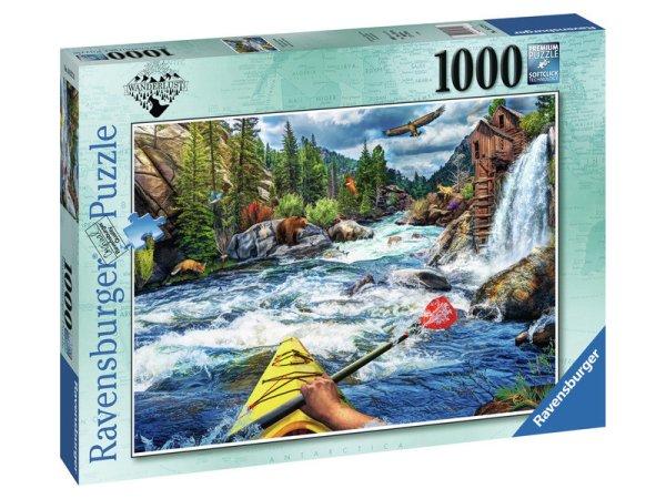 Ravensburger Puzzle 1000 db - White water kajakozás