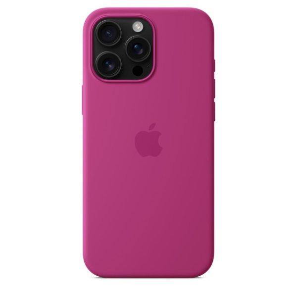 Apple iPhone 16 Pro Max Silicone Case with MagSafe Fuchsia (Seasonal)