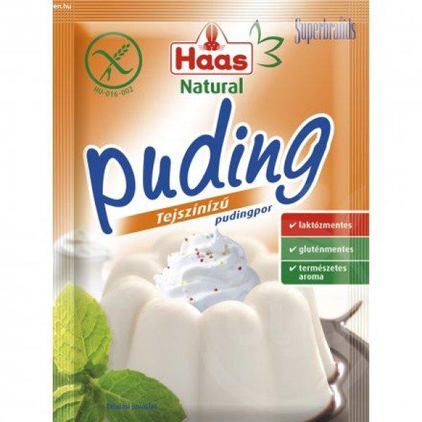 Haas natural pudingpor tejszín ízű 40 g