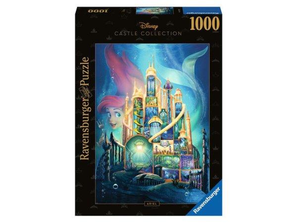 Ravensburger Puzzle 1000 db - Disney kastély Ariel